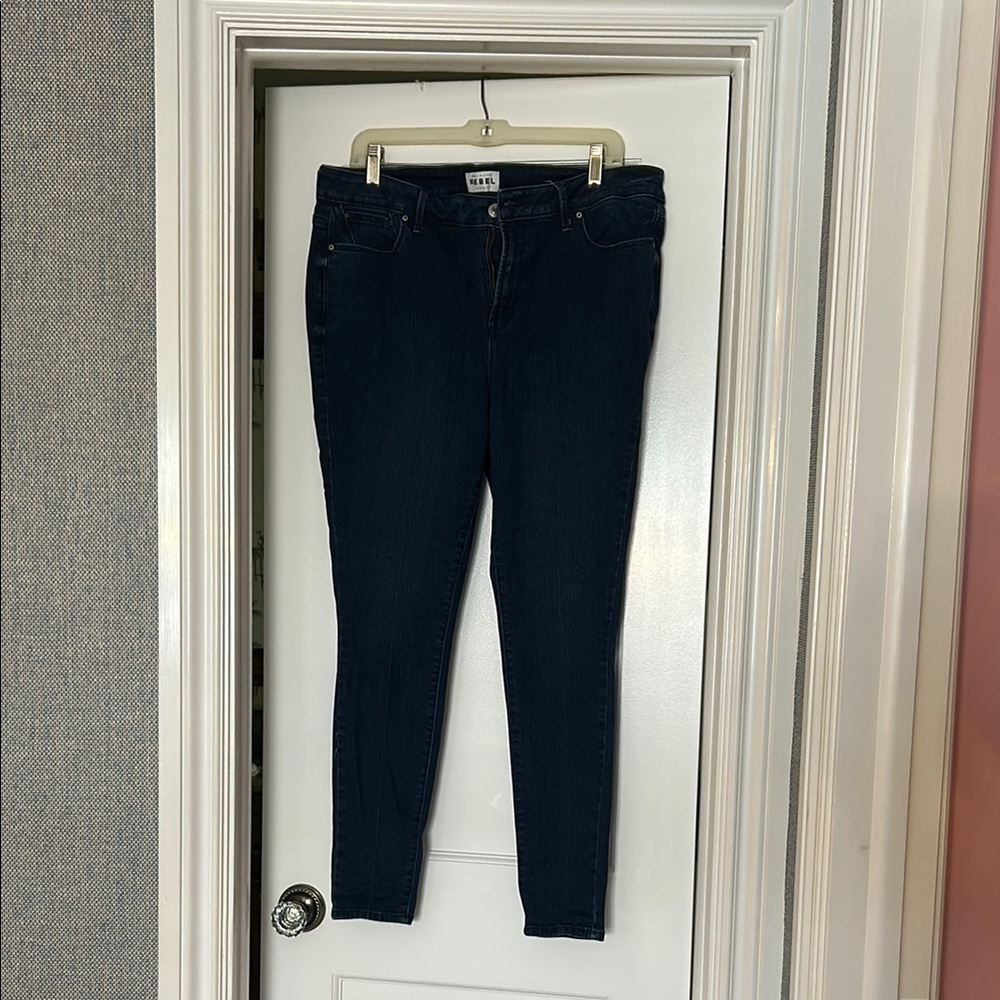 Rebels Blue Skinny Jeans Classic Style